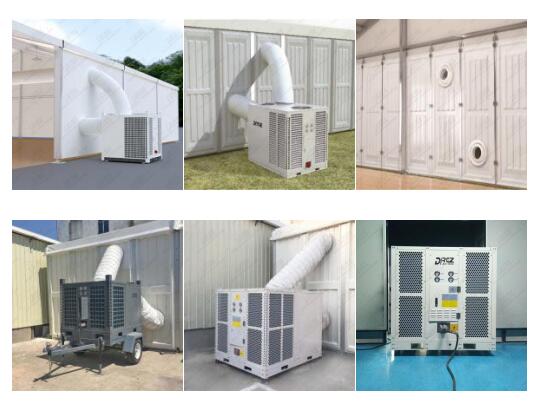 Drez 15HP Airconditioner van de 14 Ton de Draagbare Nieuwe Verpakte Tent Voor het Buitenmarkttent Koelen